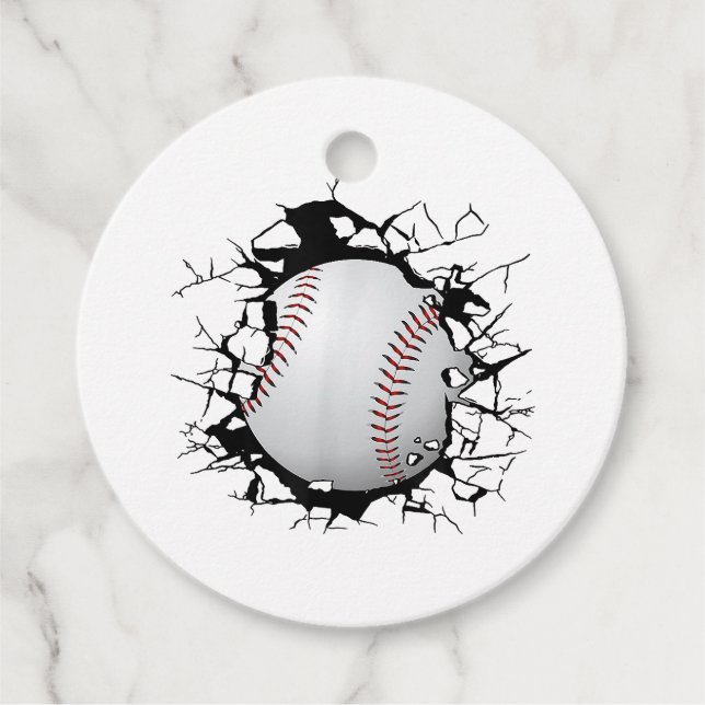 Baseball Apparat - Baseball Gåvor Etiketter (Framsida)