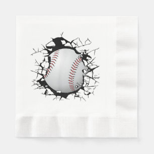 Baseball Apparat - Baseball Pappersservett