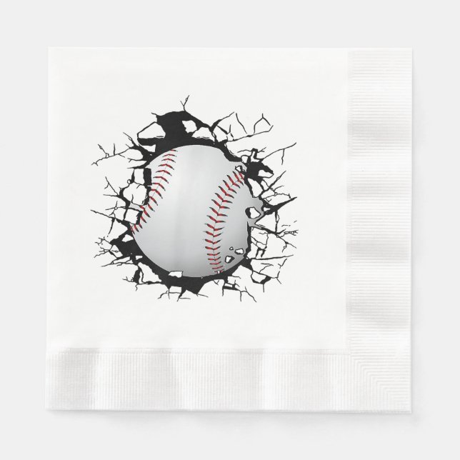 Baseball Apparat - Baseball Pappersservett (Framsidan)
