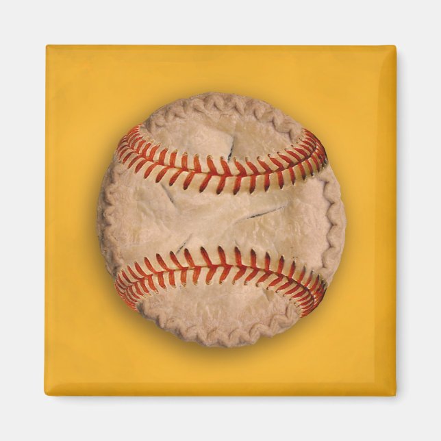 Baseball Apple Paj Magnet (Framsidan)