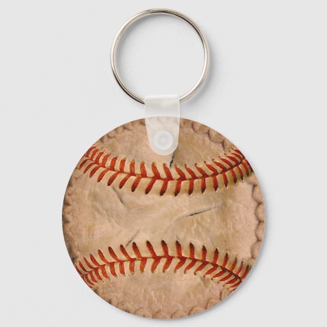 Baseball Apple Paj Nyckelring (Framsida)