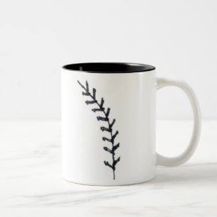 Baseball är en Boll--citattecken med Kärlek Två-Tonad Mugg