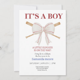 Baseball är en inbjudan till babydusch.