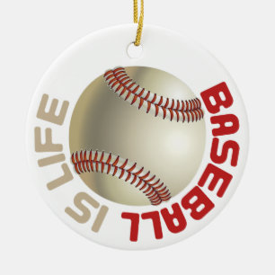 Baseball är Life Julgransprydnad Keramik