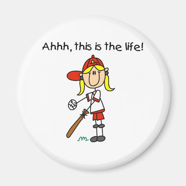Baseball är Life Magnet (Framsidan)