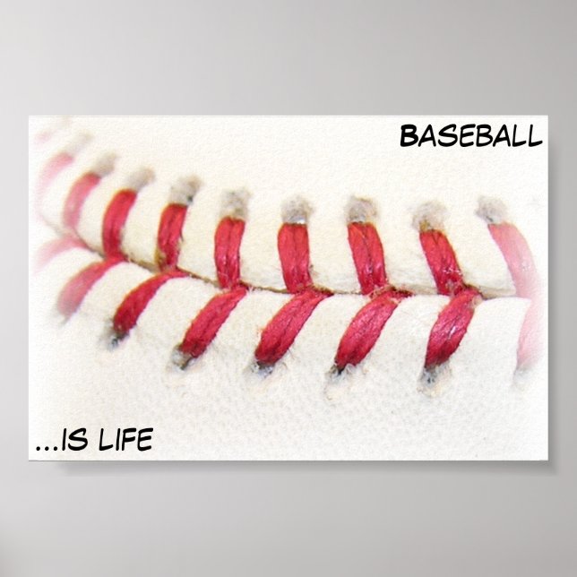 Baseball är Life Poster (Framsidan)