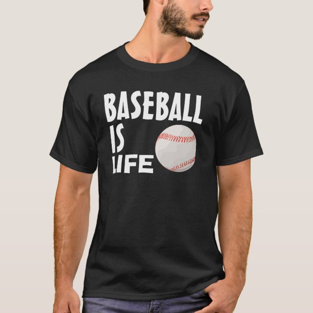 Baseball är liv, T-tröja Tröja (Framsida)