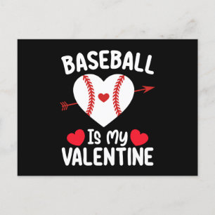 Baseball är min Alla hjärtans dag-sport Vykort