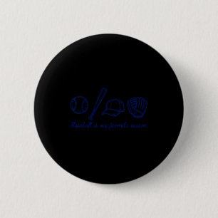 Baseball är min favorit säsong Sport Minimalist L Knapp