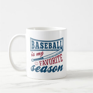 Baseball är min favoritsäsong kaffemugg