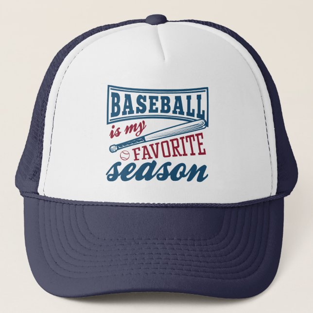 Baseball är min favoritsäsong keps (Framsida)