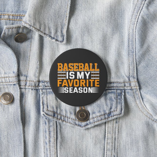 Baseball är min favoritsäsong knapp (In Situ)