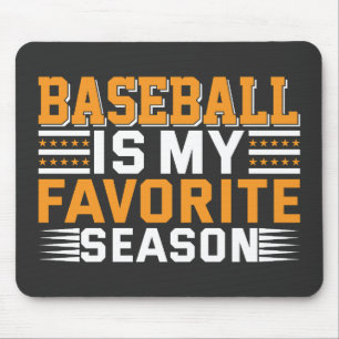 Baseball är min favoritsäsong musmatta