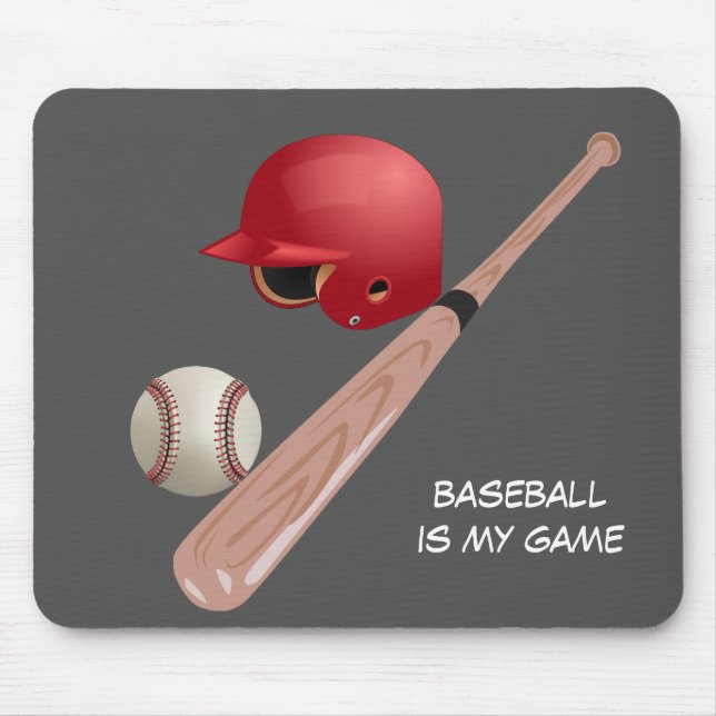 Baseball är min lek musmatta (Framsidan)