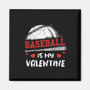 Baseball är min Valentine Valentines day Coola Spo Magnet
