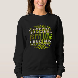 baseball är mitt kärleksspråk t shirt