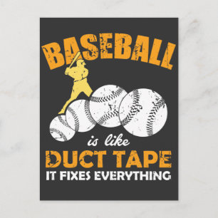 Baseball är som tejp. vykort