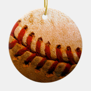 Baseball Art Julgransprydnad Keramik