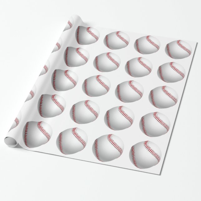 Baseball Art Presentpapper (Utrullad)