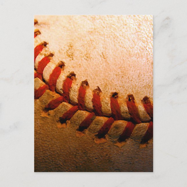 Baseball Art Vykort (Framsida)
