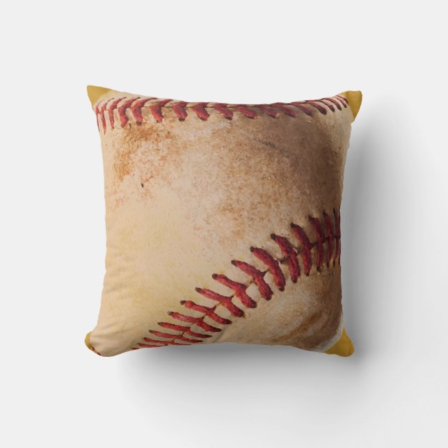 Baseball Artwork Dekorativ kudde (Framsida)
