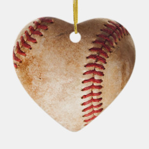 Baseball Artwork Julgransprydnad Keramik