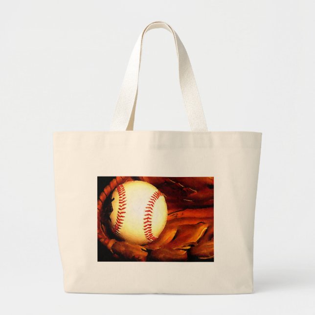 Baseball Artwork Jumbo Tygkasse (Framsidan)