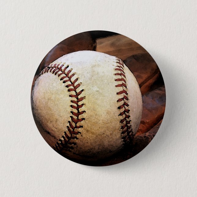 Baseball Artwork Knapp (Framsida)