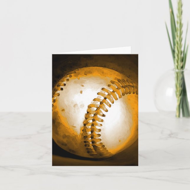 Baseball Artwork Kort (Framsida)
