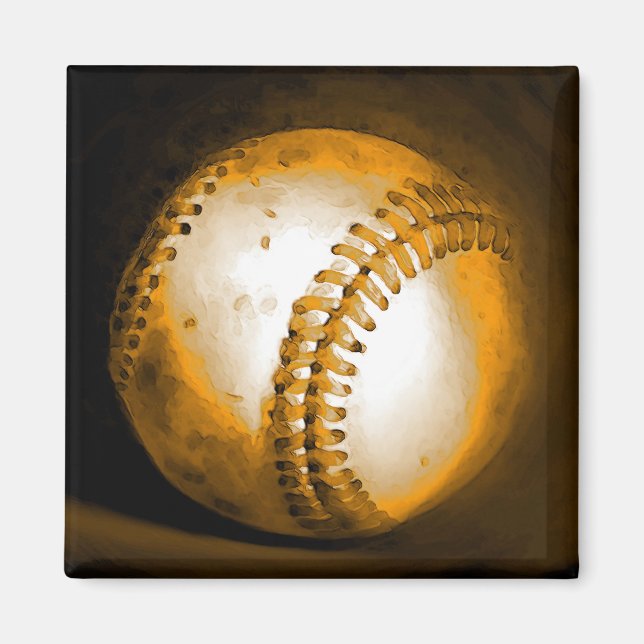 Baseball Artwork Magnet (Framsidan)