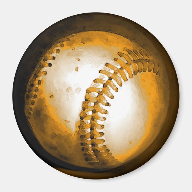 Baseball Artwork Magnet (Framsidan)