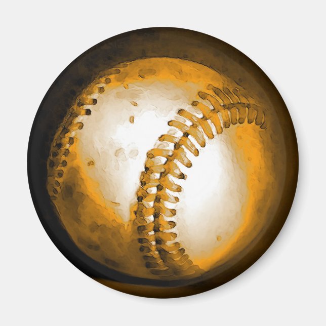 Baseball Artwork Magnet (Framsidan)