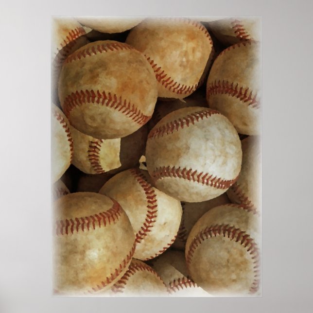 Baseball Artwork Poster (Framsidan)