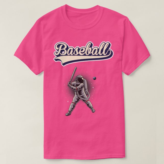Baseball Astronaut T Shirt (Design framsida)