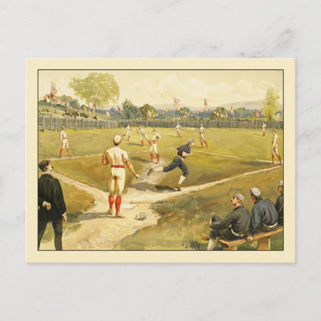Baseball av Henry Sandham Vykort (Framsida)
