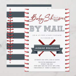 Baseball Baby Shower by Mail Inbjudningar