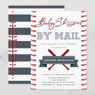 Baseball Baby Shower by Mail Inbjudningar
