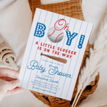 Baseball Baby Shower-sport tema