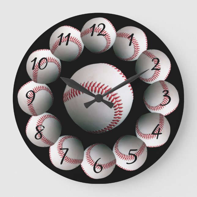 Baseball background watch stor klocka (Framsida)