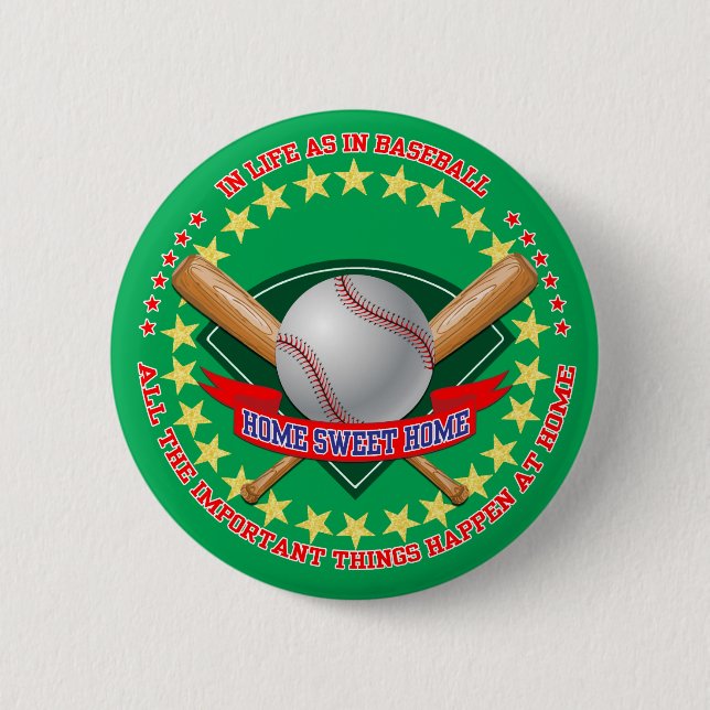 Baseball Badge Knapp (Framsida)