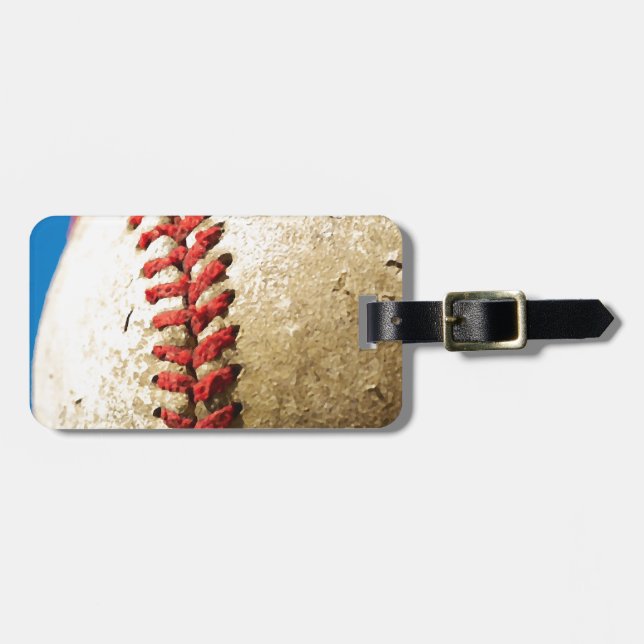 Baseball Bagagebricka (Horisontell Framsida)