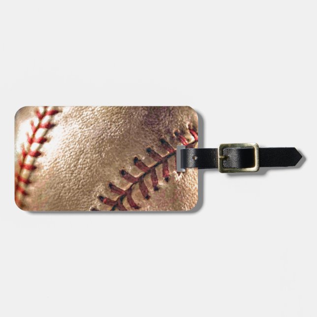 Baseball Bagagebricka (Horisontell Framsida)