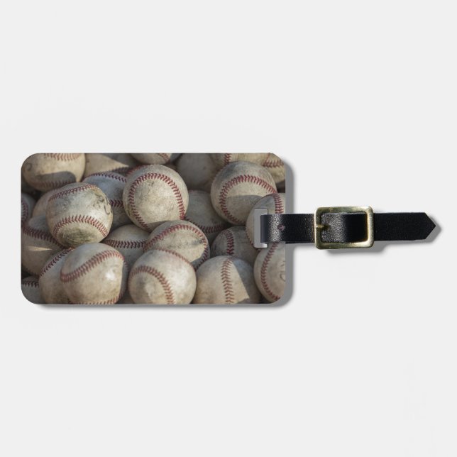 Baseball Bagagebricka (Horisontell Framsida)