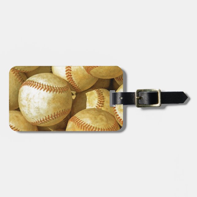 Baseball Bagagebricka (Horisontell Framsida)