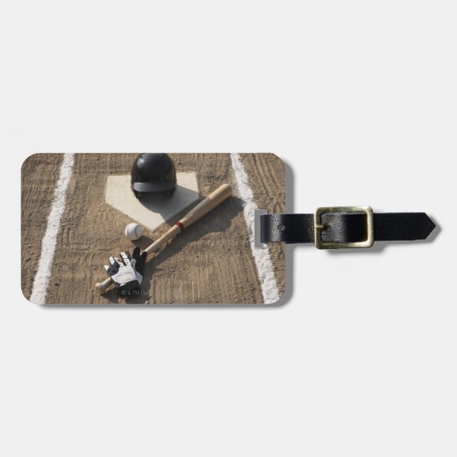 Baseball Bagagebricka (Horisontell Framsida)