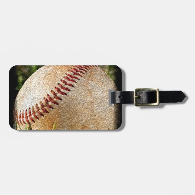 Baseball Bagagebricka (Horisontell Framsida)