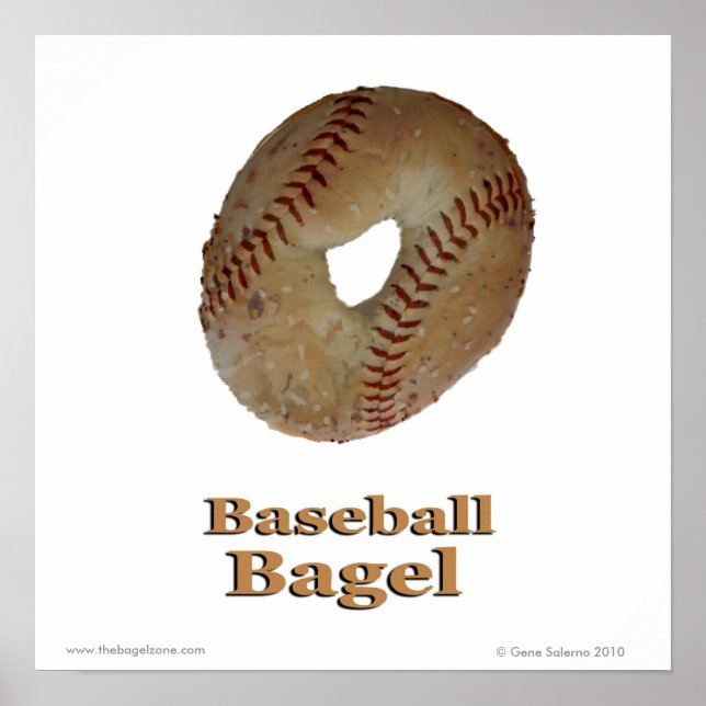 Baseball Bagel Poster (Framsidan)