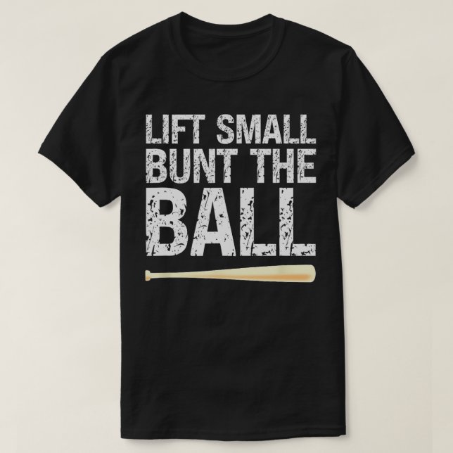 Baseball-bantaktik Wisdom Hiss Small Bunt T T Shirt (Design framsida)