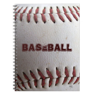 Baseball bärbar dator anteckningsbok med spiral