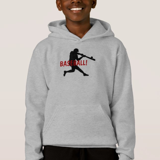 Baseball! Barn Hoodie Tee Shirt (Framsida)